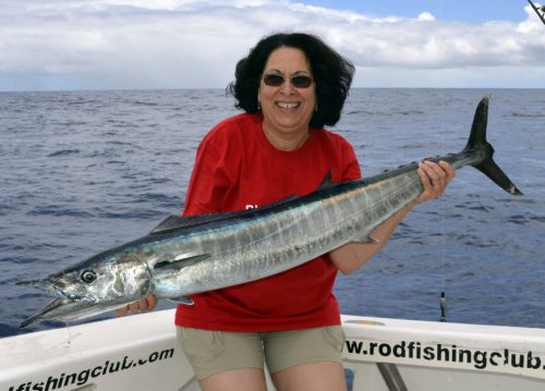 Wahoo by Murielle on trolling - www.rodfishingclub.com - Rodrigues Island - Mauritius - Indian Ocean