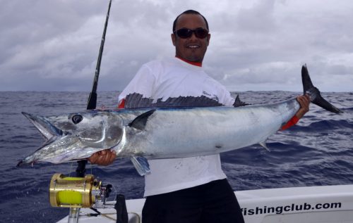 Wahoo on trolling by Daniel - www.rodfishingclub.com - Rodrigues - Mauritius - Indian Ocean