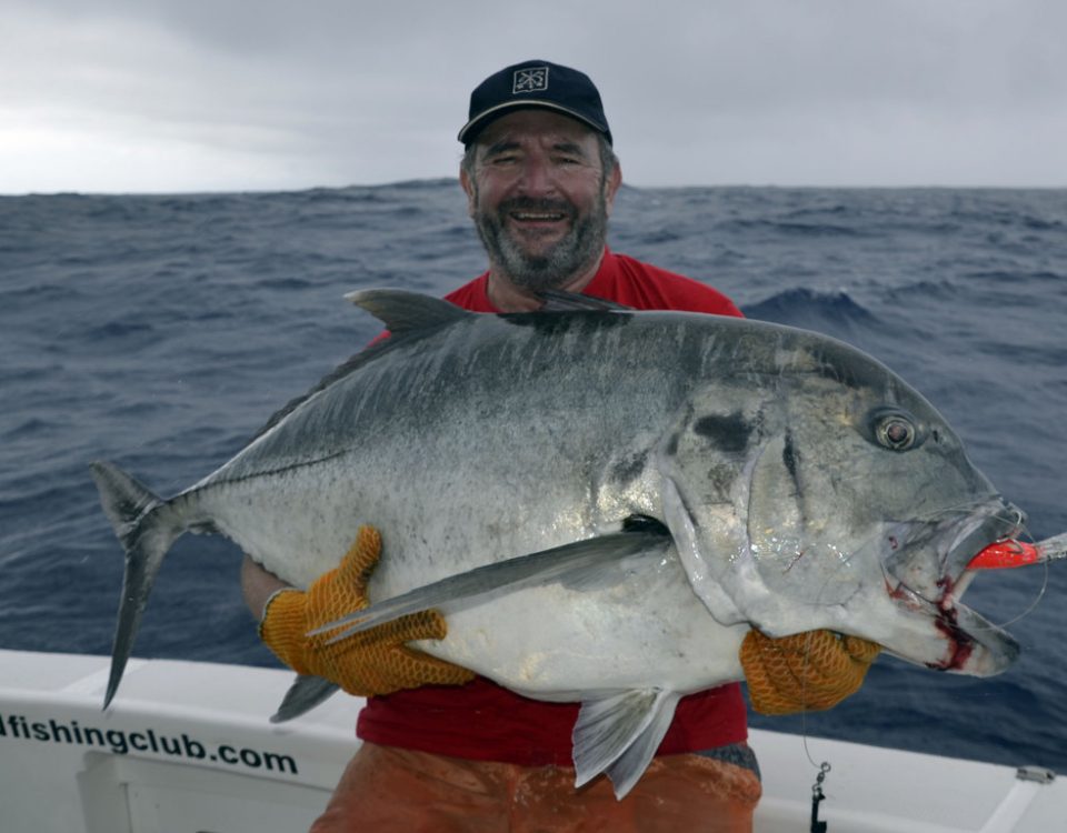 34kg GT on speed pro deep - www.rodfishingclub.com - Rodrigues - Mauritius - Indian Ocean