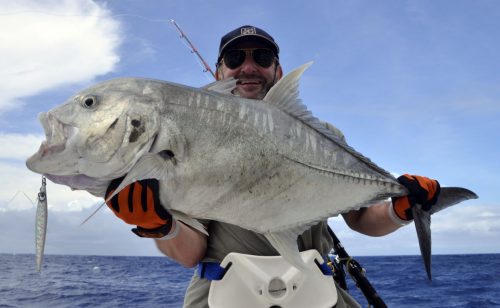 35lbs GT on jigging - www.rodfishingclub.com - Rodrigues - Mauritius - Indian Ocean