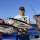 Trebble strikes of yellowfin tunas on trolling - www.rodfishingclub.com - Rodrigues - Mauritius - Indian Ocean