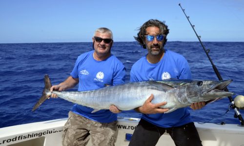 Wahoo caught on heavy spinning by Bruno - www.rodfishingclub.com - Rodrigues - Mauritius - Indian Ocean