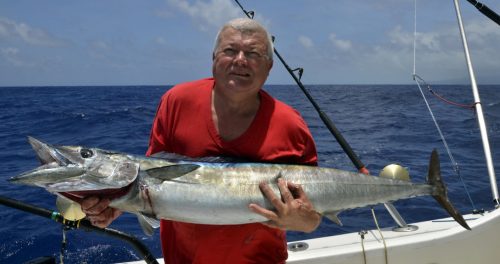 Wahoo on trolling for Daniel - www.rodfishingclub.com - Rodrigues - Mauritius - Indian Ocean