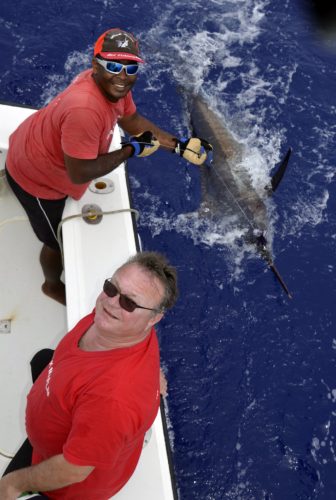 Blue marlin on trolling by Pierre - www.rodfishingclub.com - Rodrigues - Mauritius - Indian Ocean