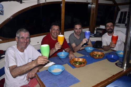 Cheers aboard Black Marlin - www.rodfishingclub.com - Rodrigues - Mauritius - Indian Ocean