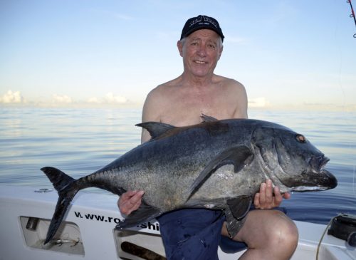 Nice GT on baiting - www.rodfishingclub.com - Rodrigues - Mauritius - Indian Ocean