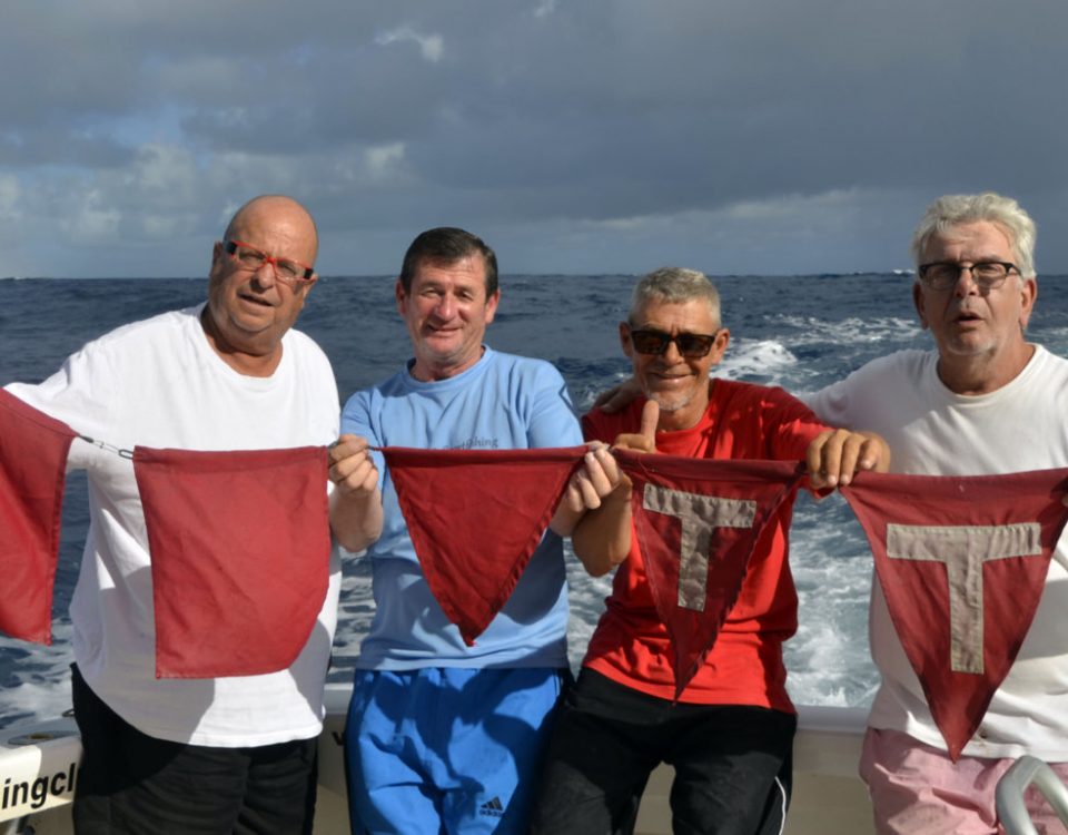 5 flags for the sharky team - www.rodfishingclub.com - Rodrigues - Mauritius - Indian Ocean