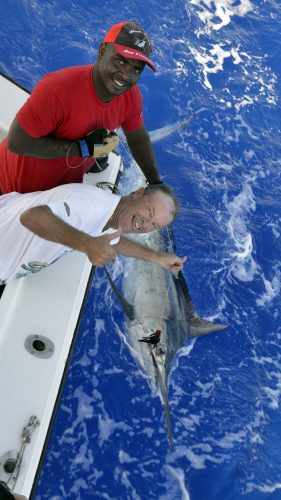 Marlin noir en pêche a la traine par Christian - www.rodfishingclub.com - Rodrigues - Maurice - Océan Indien