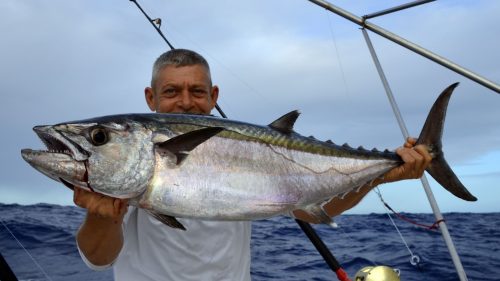 Thon dents de chien en pêche a la traine par Denis - www.rodfishingclub.com - Rodrigues - Maurice - Océan Indien