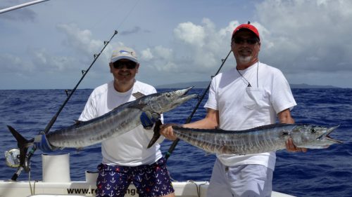 Wahoos en pêche a la traîne - www.rodfishingclub.com - Rodrigues - Maurice - Océan Indien