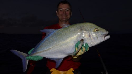 Bluefin trevally on jigging - www.rodfishingclub.com - Rodrigues - Mauritius - Indian Ocean