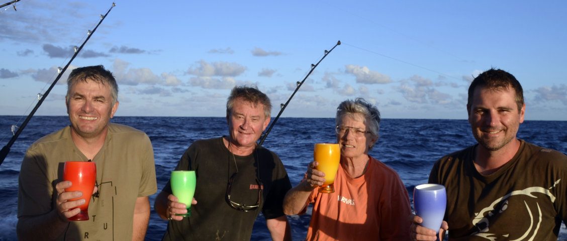 L 'equipe au complet de la Jaws Team - www.rodfishingclub.com - Rodrigues - Maurice - Ocean Indien