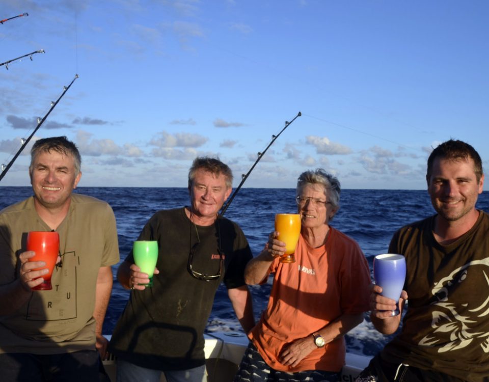 L 'equipe au complet de la Jaws Team - www.rodfishingclub.com - Rodrigues - Maurice - Ocean Indien