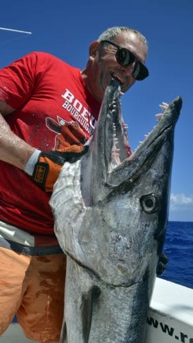 28.7kg barracuda by Philippe as new club record - www.rodfishingclub.com - Rodrigues - Mauritius - Indian Ocean