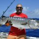 28.7kg barracuda en peche au vif par Philippe - www.rodfishingclub.com - Rodrigues - Maurice - Ocean Indien