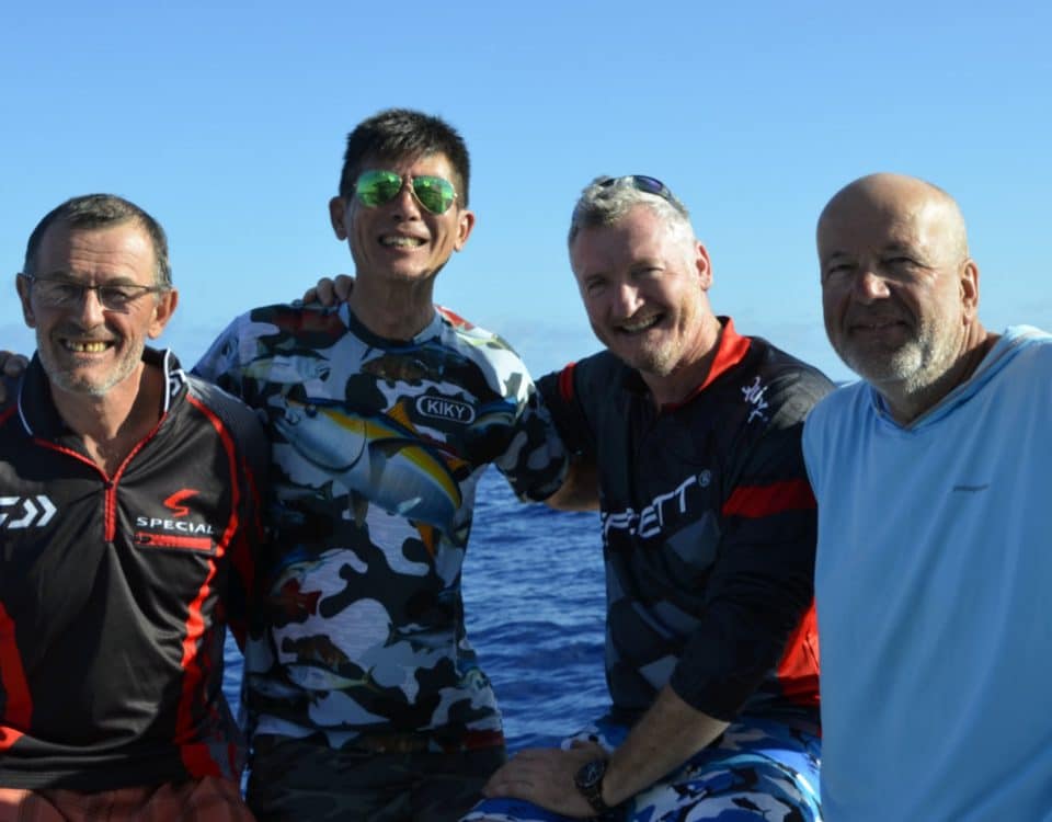 The whole team - www.rodfishingclub.com - Rodrigues - Mauritius - Indian Ocean