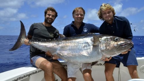 66.5kg doggy by Jean Marc on live baiting - www.rodfishingclub.com - Rodrigues - Mauritius - Indian Ocean