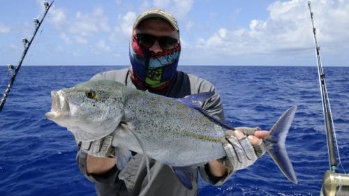 Bluefin trevally on jigging - www.rodfishingclub.com - Rodrigues - Mauritius - Indian Ocean