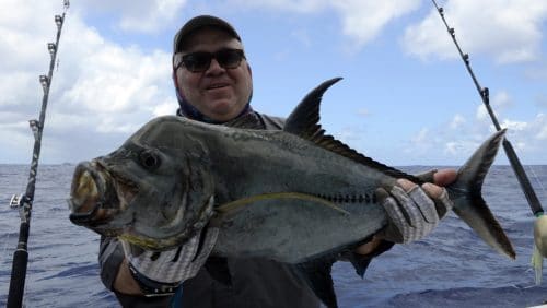 Carangue lugubris en peche au jig - www.rodfishingclub.com - Rodrigues - Maurice - Ocean Indien