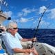 Combat sur un thon dents de chien pour Jean - www.rodfishingclub.com - Rodrigues - Maurice - Océan Indien