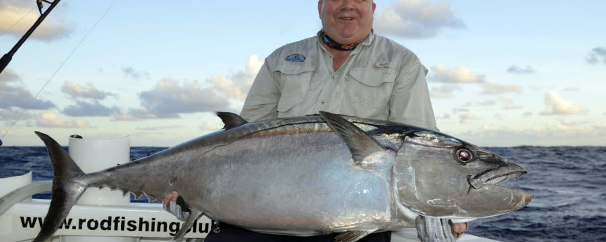 Dogtooth tuna on live baiting - www.rodfishingclub.com - Rodrigues - Mauritius - Indian Ocean