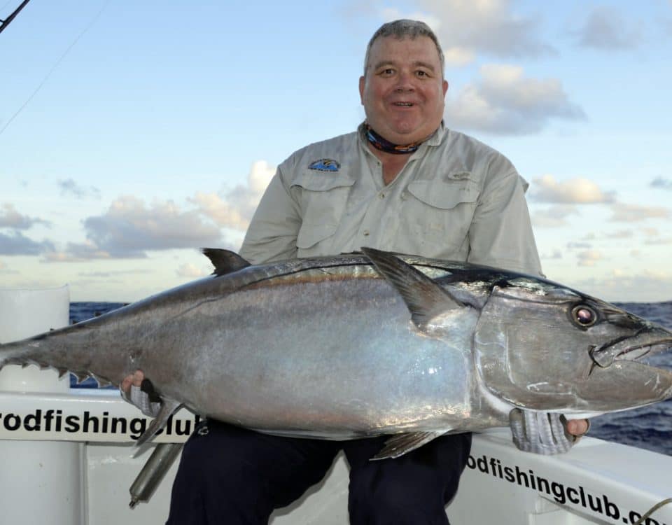 Dogtooth tuna on live baiting - www.rodfishingclub.com - Rodrigues - Mauritius - Indian Ocean