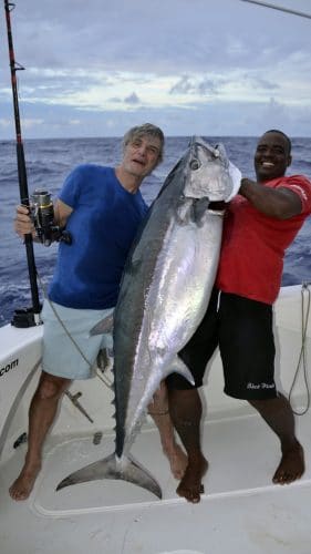 Gros doggy en peche a l appat par JP - www.rodfishingclub.com - Rodrigues - Maurice - Océan Indien