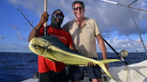 Dorade en peche a la traine - www.rodfishingclub.com - Rodrigues - Maurice - Ocean Indien