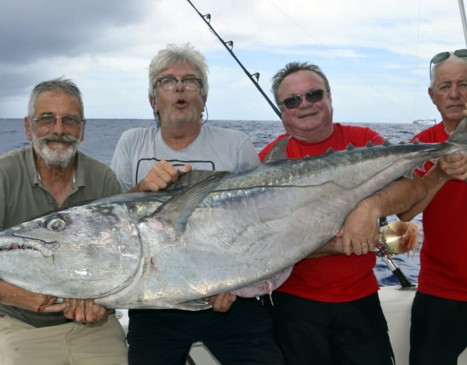 Huge doggy on live baiting - www.rodfishingclub.com - Rodrigues - Mauritius - Indian Ocean