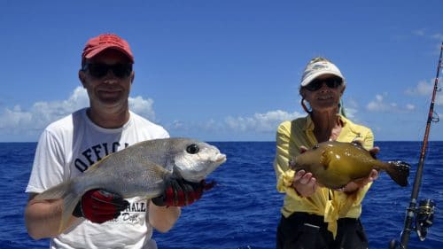 Variety on bottom fishing - www.rodfishingclub.com - Rodrigues - Mauritius - Indian Ocean