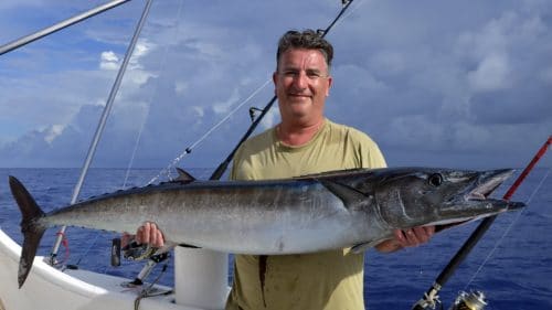 Wahoo en peche a la traine par Eric - www.rodfishingclub.com - Rodrigues - maurice - ocean indien