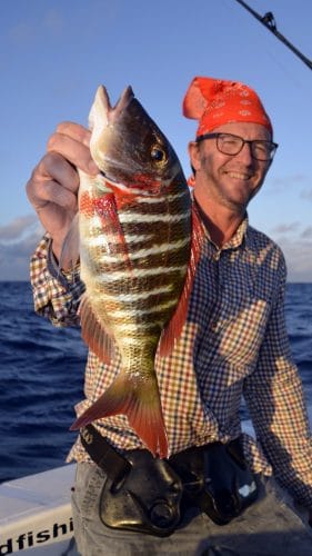 Dame beri en peche a l appat - www.rodfishingclub.com - Rodrigues - Maurice - Ocean Indien