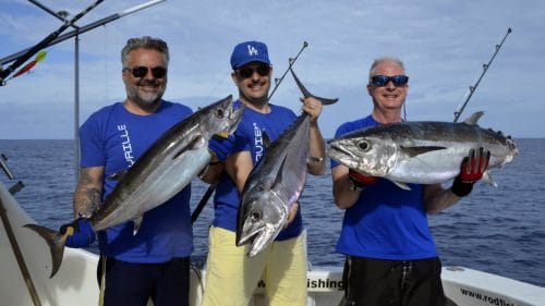 Doggies strike on baiting - www.rodfishingclub.com - Rodrigues - Mauritius - Indian Ocean