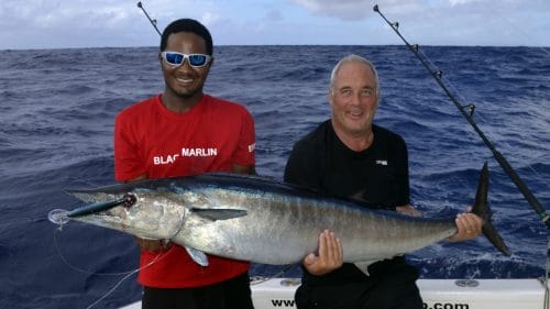 Gros wahoo en peche a la traine sur un rapala X Rap - www.rodfishingclub.com - Rodrigues - Maurice - Ocean Indien