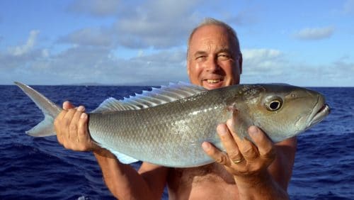 Poisson poulet en peche a la palangrotte - www.rodfishingclub.com - Rodrigues - Maurice - Ocean Indien