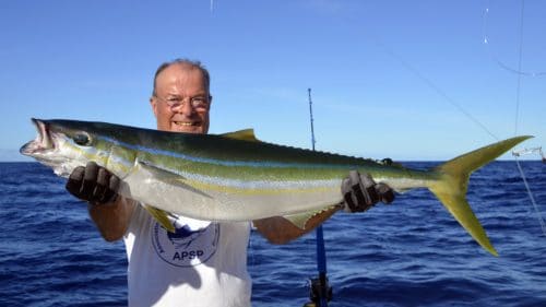 Rainbow runner on jigging - www.rodfishingclub.com - Rodrigues - Mauritius - Indian Ocean