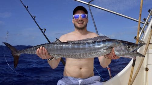 Wahoo en peche a la traine par Julien - www.rodfishingclub.com - Rodrigues - Maurice - Océan Indien