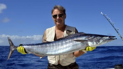 Wahoo en peche a la traine par Pat - www.rodfishingclub.com - Rodrigues - Maurice - Océan Indien