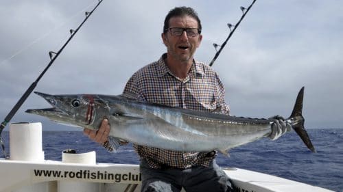 Wahoo on trolling by JP - www.rodfishingclub.com - Rodrigues - Mauritius - Indian Ocean