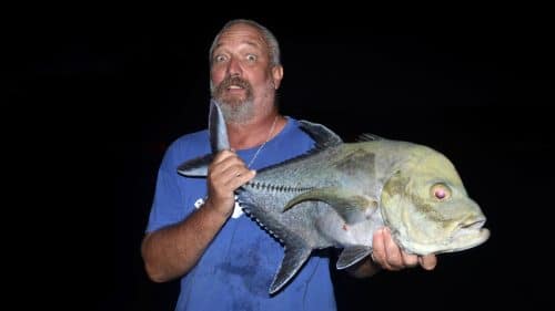 Lugubris trevally on baiting - www.rodfishingclub.com - Rodrigues - Mauritius - Indian Ocean
