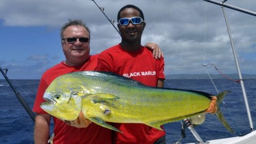 Dorade en peche a la traine - www.rodfishingclub.com - Rodrigues - Maurice - Océan Indien