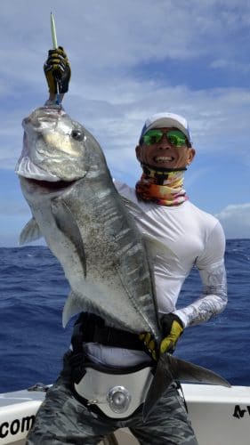 GT released on jigging - www.rodfishingclub.com - Rodrigues - Mauritius - Indian Ocean