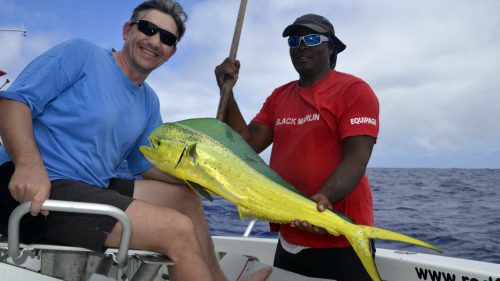 Dorado on trolling by JP - www.rodfishingclub.com - Rodrigues - Mauritius - Indian Ocean