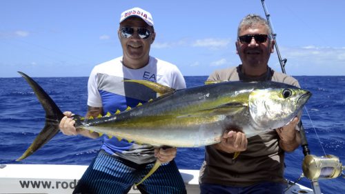 Nice yellowfin tuna on trolling - www.rodfishingclub.com - Rodrigues - Mauritius - Indian Ocean