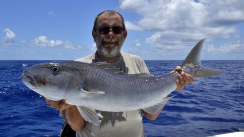 Poisson poulet en peche a l appat - www.rodfishingclub.com - Rodrigues - Maurice - Océan Indien