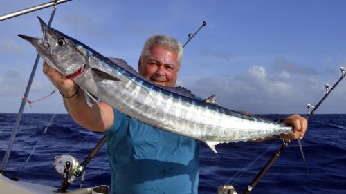 Wahoo en peche a la traine par Cristo - www.rodfishingclub.com - Rodrigues - Maurice - Océan Indien