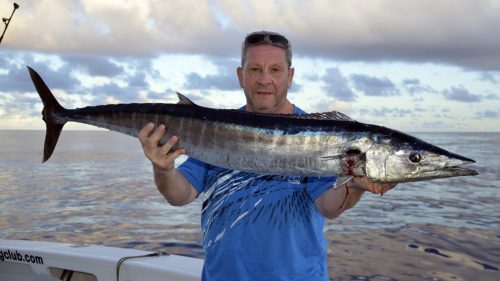 Wahoo en peche a la traine par Martial - www.rodfishingclub.com - Rodrigues - Maurice - Océan Indien